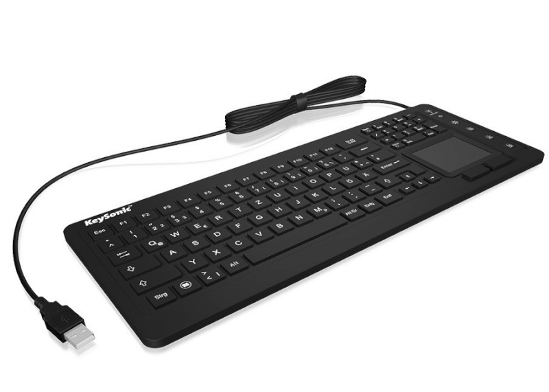 KEYSONIC klaviatuur KSK-6231INEL Touchpad, IP68, US