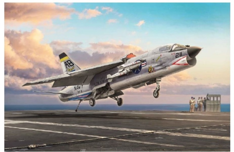 Italeri liimitav mudel F-8E Crusader