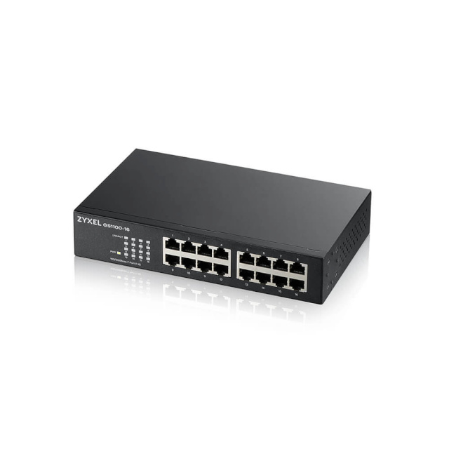 Zyxel switch GS1100-16 Unmanaged Gigabit Ethernet (10/100/1000)