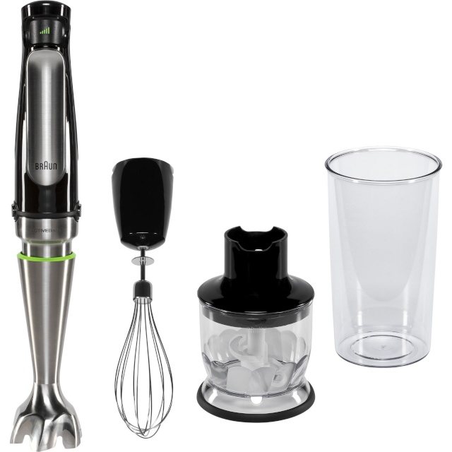 Braun saumikser MultiQuick 7 MQ 7025X Hand Blender, must/hõbedane