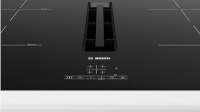 Bosch pliidiplaat Induction hob with integrated ventilation system PIE811B15E Induction, Number of burners/cooking zones 4, TouchSelect Control, Timer, must, Display