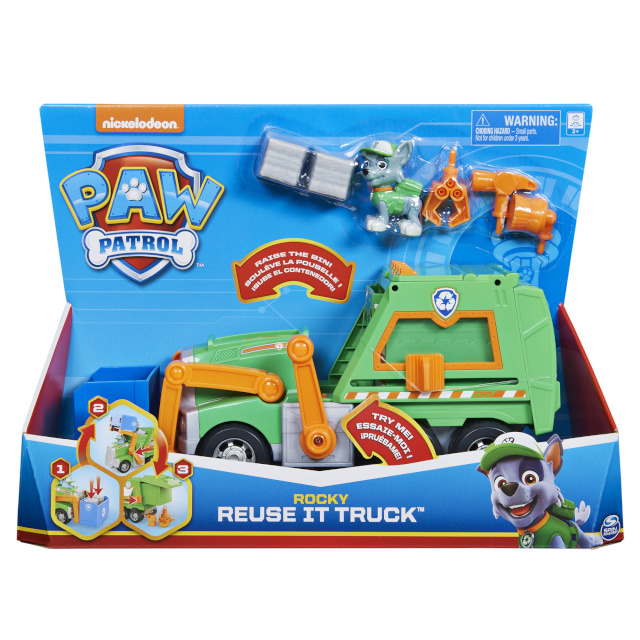 Paw Patrol sõiduk mängufiguuriga Rocky Reuse It Truck, 6060259