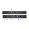 Dell dokkimisalus WD19S Docking station, Ethernet LAN (RJ-45) ports 1, DisplayPorts quantity 2, USB 3.0 (3.1 Gen 1) ports quantity 3, HDMI ports quantity 1, 130 W, USB 3.0 (3.1 Gen 1) Type-C ports quantity 1
