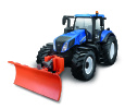 Maisto mudelauto TECH Uus-Hollandlane tranktor lumesahaga, 82303