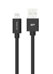 Silicon Power USB Type-A to Lightning Cable LK15 MFi , PVC, must