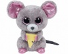 Meteor pehme mänguasi TY Beanie Boos Squeaker - Mouse with Cheese, 15 cm