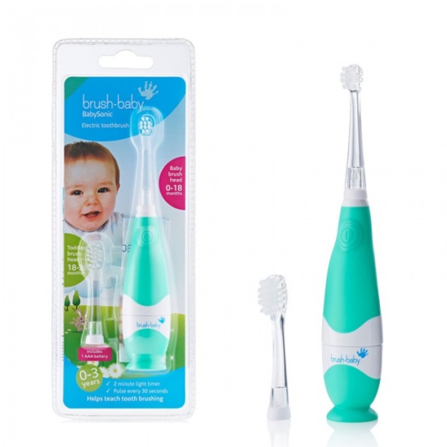 Brush-Baby väikelaste elektriline hambahari Baby Sonic 0-3a