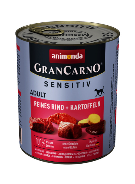 Animonda koeratoit GranCarno pure beef + potatoes Beef, Potato Adult 800g