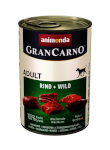 Animonda koeratoit GranCarno beef + game Beef, Game Adult 400g