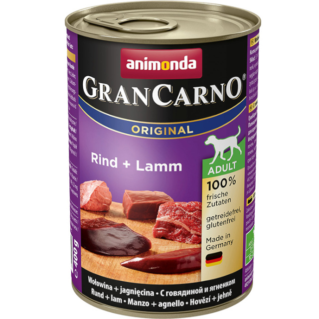 Animonda koeratoit GranCarno Original Beef, Lamb Adult 400g