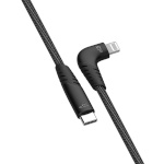 Silicon Power 1M, A to Lightning Cable, LK50CL, Nylon, Gray