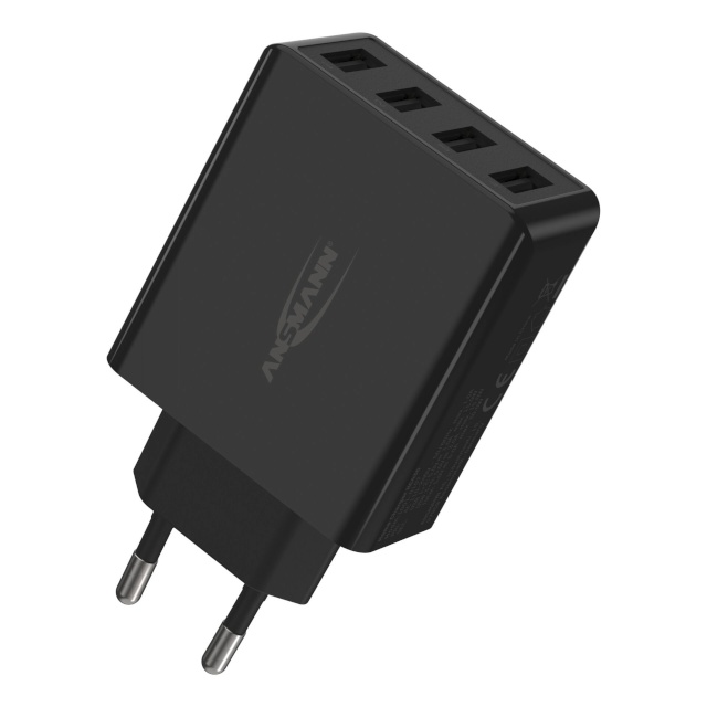 Ansmann laadija Home Charger HC430 4xUSB 3000mA must