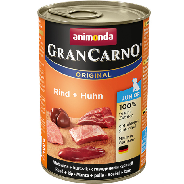 Animonda koeratoit GranCarno Original Beef, Chicken Junior 400g