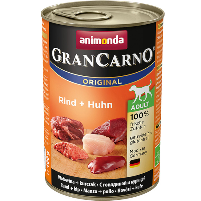 Animonda koeratoit GranCarno Original Beef, Chicken Adult 400g
