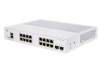 Cisco switch CBS350-16T-2G-EU network Managed L2/L3 Gigabit Ethernet (10/100/1000) hõbedane