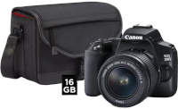 Canon EOS 250D + 18-55mm DC III + seljakott SB130