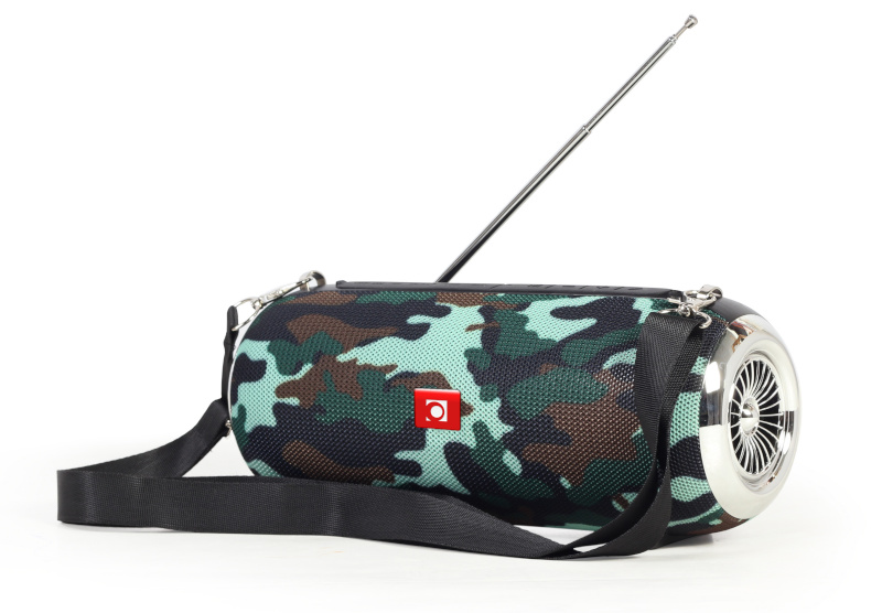 Gembird kõlarid SPK-BT-17 portable Bluetooth speaker with FM-radio, camo