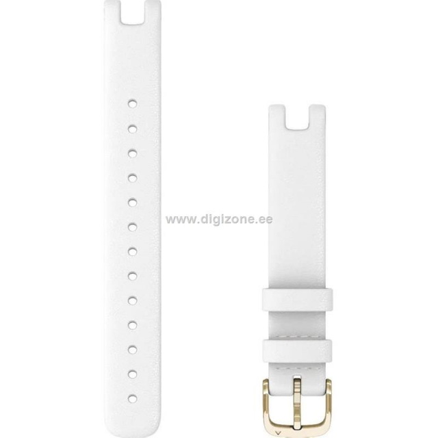 Garmin kellarihm Lily Leather Band, valge