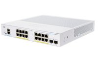 Cisco switch CBS350-16P-E-2G-EU network Managed L2/L3 Gigabit Ethernet (10/100/1000) hõbedane