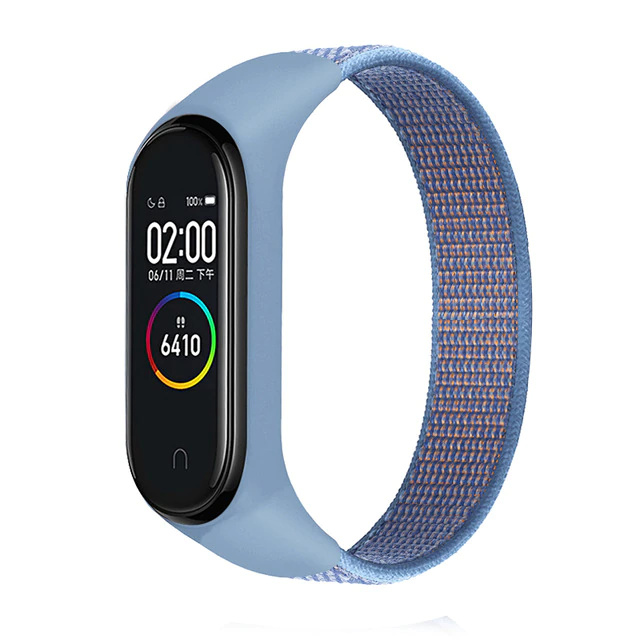 Randmerihm Sport Loop Replacement Band (Mi Band 3/4/5/6) helesinine