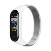 Randmerihm Sport Loop Replacement Band (Mi Band 3/4/5/6) hall/valge