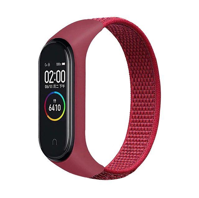 Randmerihm Sport Loop Replacement Band (Mi Band 3/4/5/6) punane