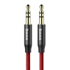 Baseus audiokaabel Yiven Audio Cable mini jack 3,5mm AUX, 1m (Red)