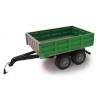 Jamara treiler RC puldiautole Tipper Trailer Green for RC-Tractor 1:16 1050 6+