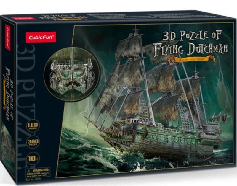 Cubic Fun 3D pusle LED Flying Dutchman