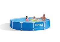 Intex bassein Metal Frame Pool sinine, 366x76 cm