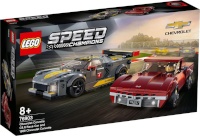 Lego klotsid Chevrolet Corvette C8.R Race Car and 1968 Chevr (76903)
