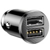 Baseus Grain autolaadija 2x USB 5V 3.1A (Black)