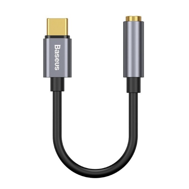 Baseus adapter L54 Audio USB-C + mini jack 3,5mm (Black+Gray)
