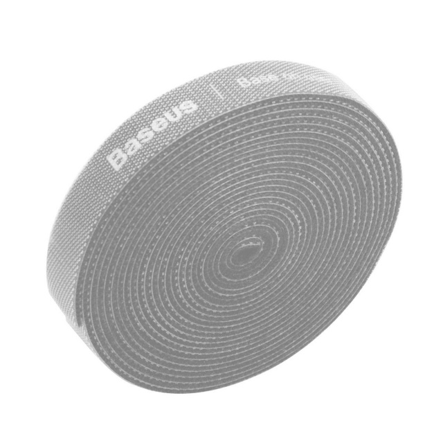 Baseus kaabli organiseerija Rainbow Circle Velcro Straps 3m Grey