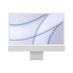 Apple iMac 24" 4.5K Retina (M1 8C CPU, 8C GPU, 8GB, 256GB SSD, INT), hõbedane (2021)