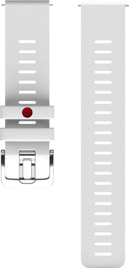 Polar pulsikella rihmade komplekt Silicon Wristband 22mm (Polar Grit X/Grit X Pro/Vantage M/Vantage M2), valge - suurus S/M