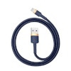 Baseus kaabel Cafule Lightning to USB 1.5A 2m, kuldne/tumesinine