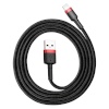 Baseus kaabel Cafule USB Lightning 2,4A 0,5m (Red+Black)