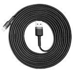 Baseus kaabel Cafule USB Lightning 2A 3m (Black+Gray)
