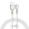 Baseus kaabel USB for Lightning Cafule, 2.4A, 1m (white)