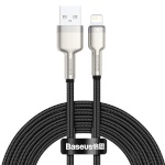 Baseus kaabel USB for Lightning Cafule, Braided 2.4A, 2m, must