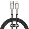 Baseus kaabel USB-C for Lightning Cafule Metal Data Cable, PD, 20W, 1m (must)