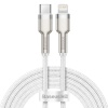 Baseus kaabel USB-C for Lightning Cafule Metal Data Cable, PD, 20W, 2m (valge)