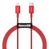 Baseus kaabel Superior Series USB-C to iP Lightning, 20W, PD, 1m, punane