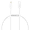 Baseus kaabel Superior Series USB-C to Lightning, 20W, PD, 0,25m valge