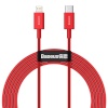 Baseus kaabel Superior Series USB-C to iP, 20W, PD, 2m, punane