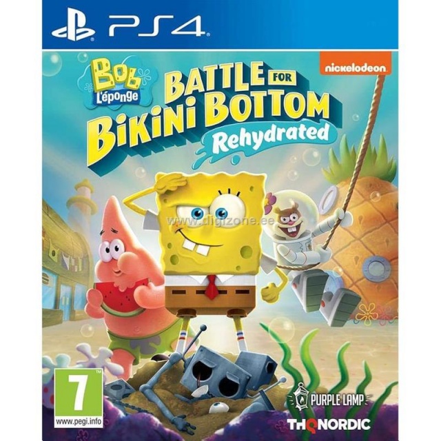 PlayStation 4 mäng Spongebob: Battle for Bikini Bottom Rehydrated