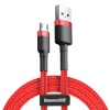 Baseus laadimiskaabel Micro USB Cafule 1.5A 2m (Red)