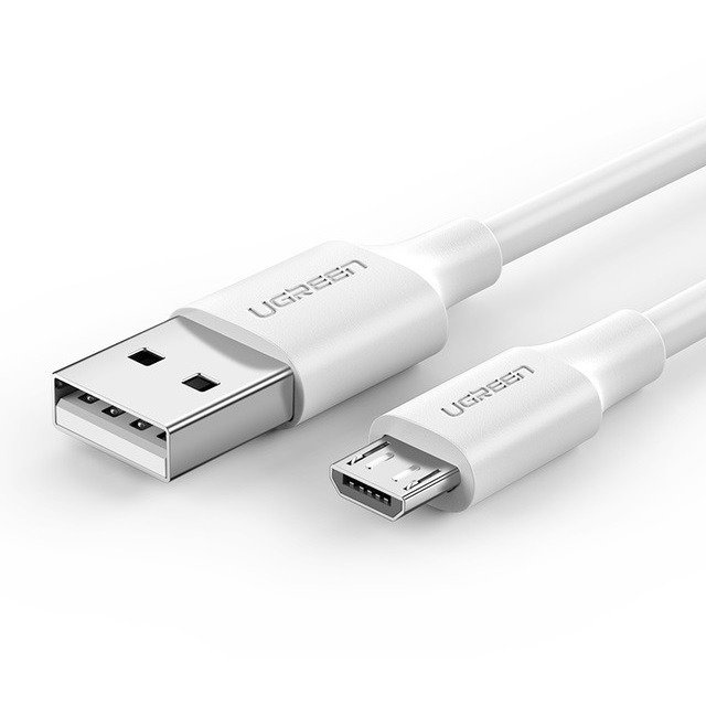 UGREEN laadimiskaabel micro USB QC 3.0 2.4A 1.5m (White)