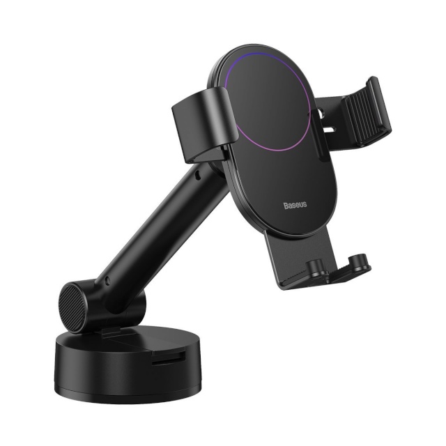 Baseus autohoidja Gravity car mount for Tank phone with suction cup (Black)